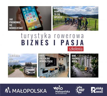 Druga edycja bezpłatnych szkoleń on-line o turystyce rowerowej dla małopolskich przedsiębiorców