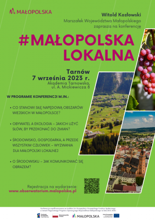 Konferencja #Małopolska lokalna - 07.09.2023